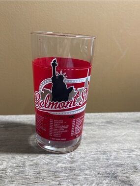 Official 2011 Belmont Stakes Glass New York Mint